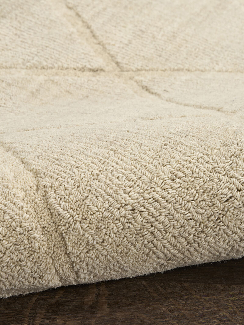 Wool Haven WOH01 Beige 3'9" x 5'9" Rug image number 4