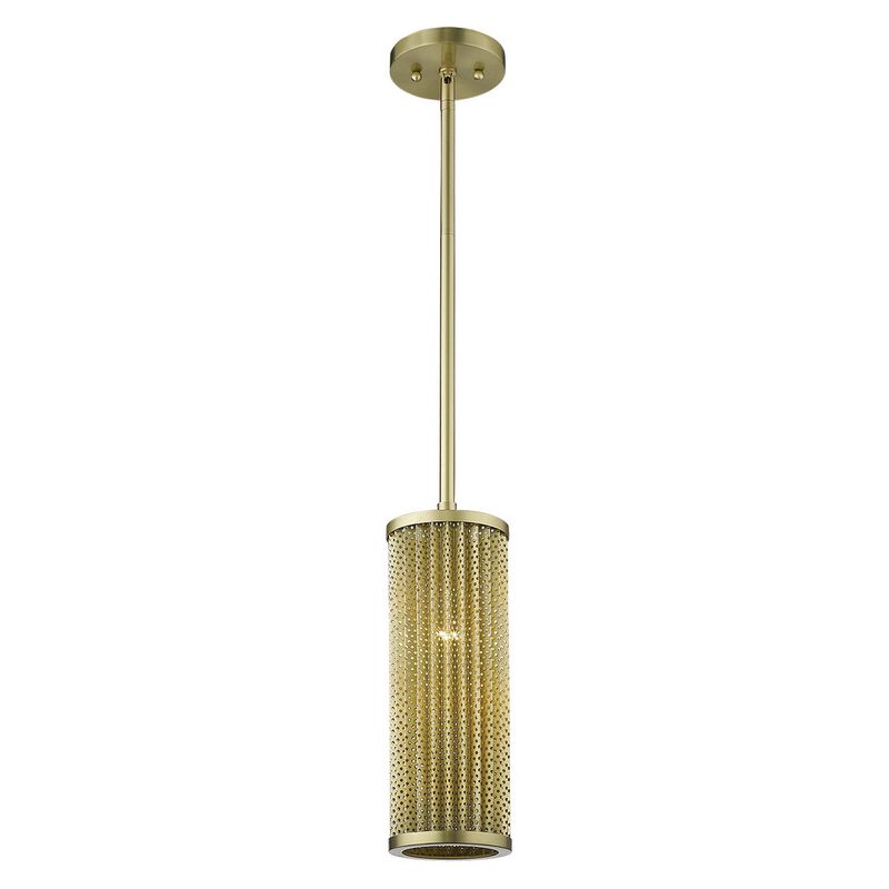 Hivvago Basetti 1-Light Gold Pendant