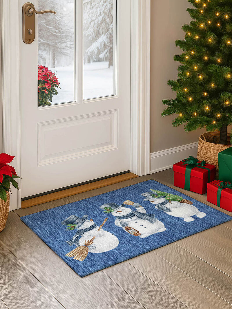Merry & Bright MY28 Navy 20" x 30" Rug