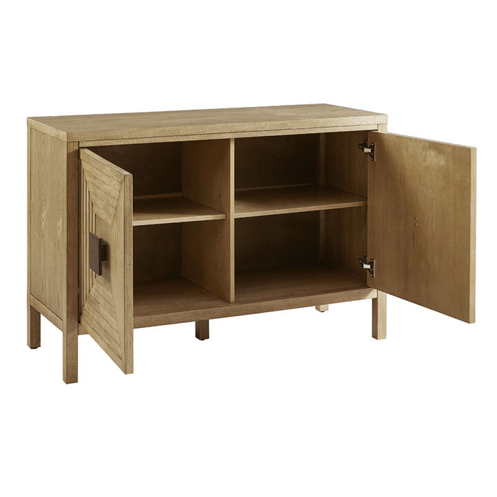 2Door Accent Cabinet with Adjustable Shelves