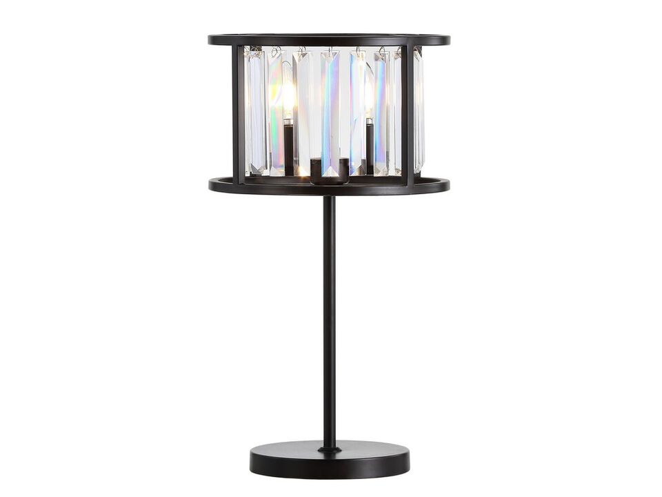 Bevin Metal/Crystal LED Table Lamp