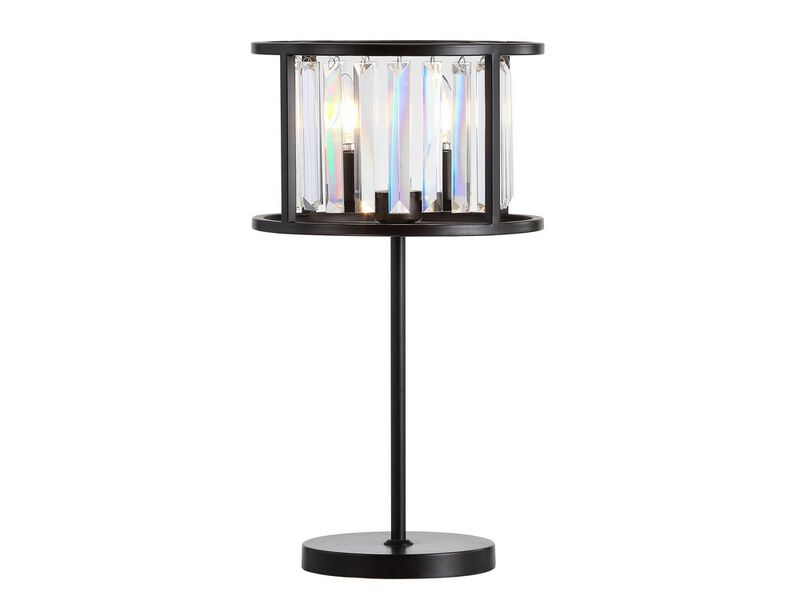 Bevin Metal/Crystal LED Table Lamp