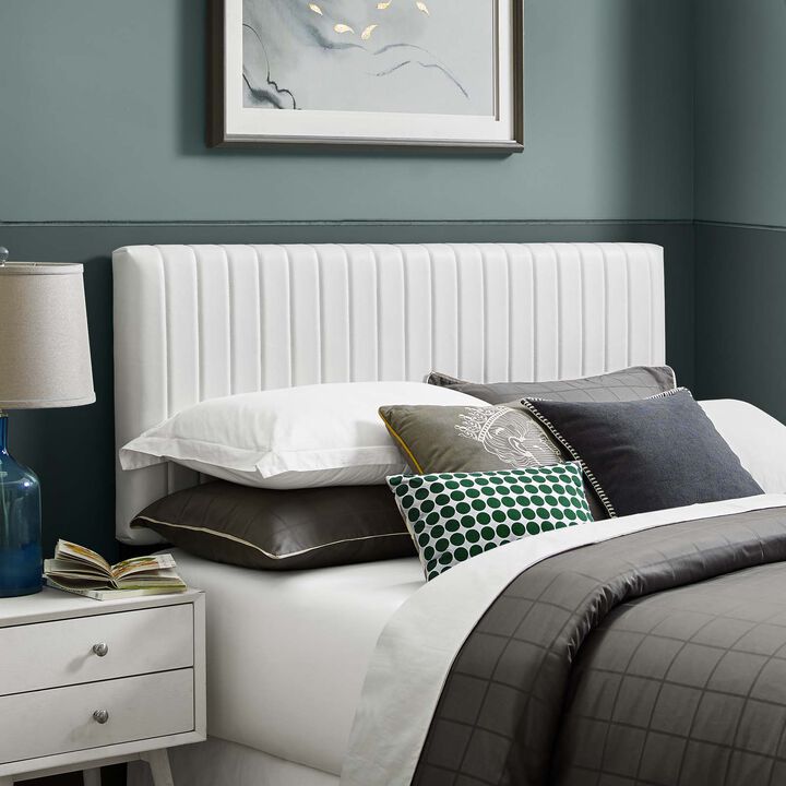 Modway - Keira Full / Queen Faux Leather Headboard White