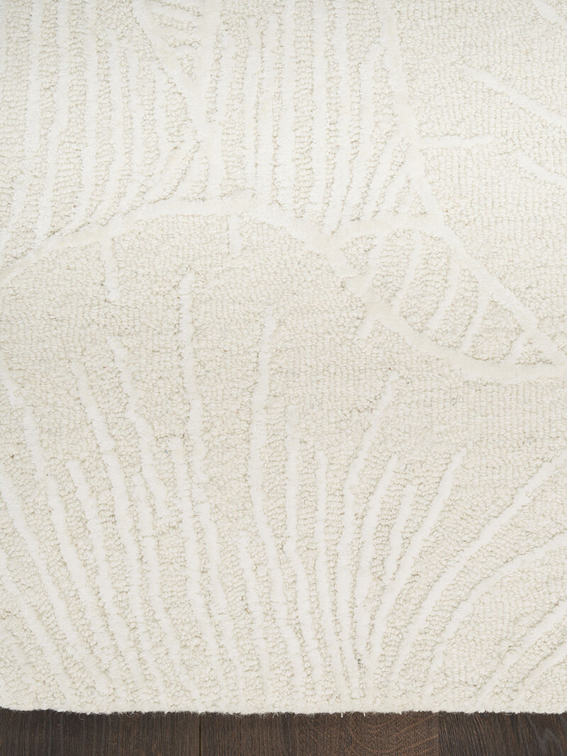 Avra AVR01 Ivory 5'3" x 7'3" Rug image number 2