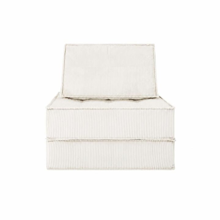 GOODSILO Modular Single Seater Sofa with DIY Multi-Combination Design, Skin-Friendly Fabric for Living Room
