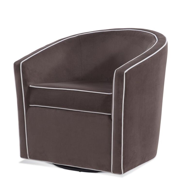 Comfort Pointe Keely Maple Brown Swivel Chair image number 4