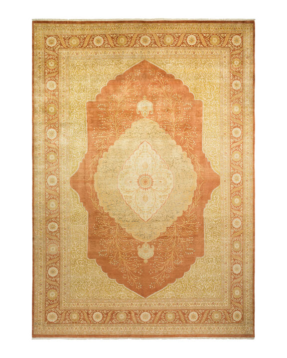 Mogul, One-of-a-Kind Hand-Knotted Area Rug  - Brown, 10' 3" x 14' 3"