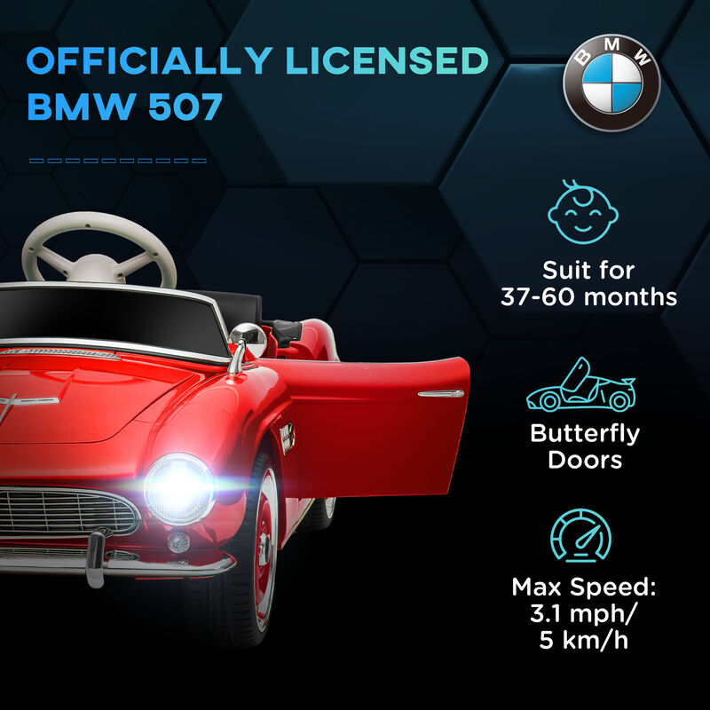 BreeBe Licensed BMW 12V Kid Electric Ride On Car with Easy Transport image number 3