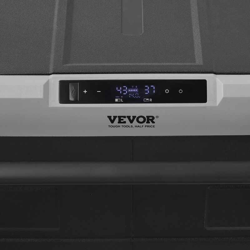 VEVOR Portable Car Refrigerator Freezer Compressor 115 L Dual Zone for Car Home image number 9