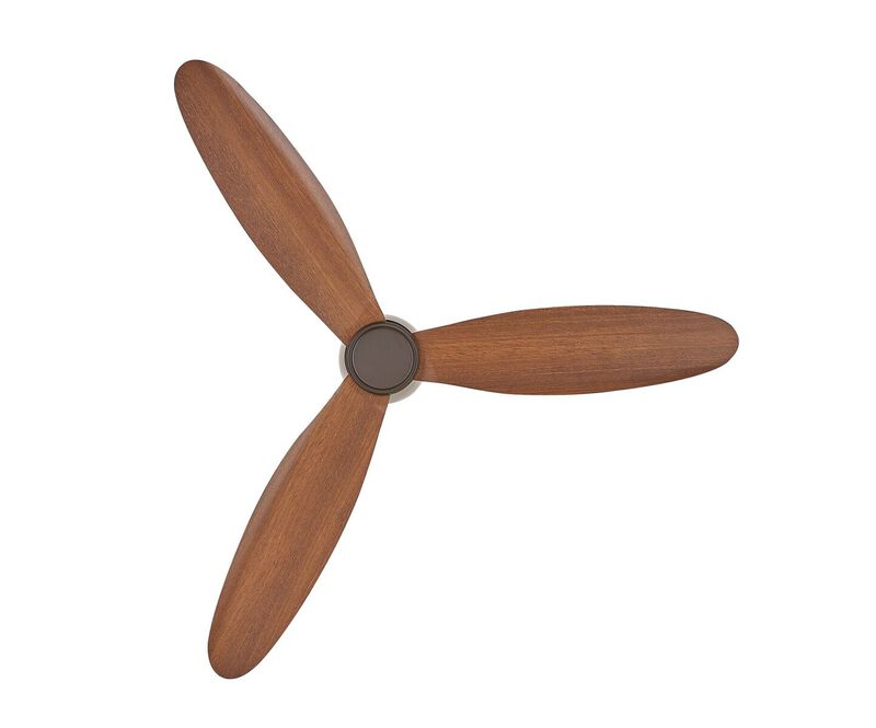 Lucci Air Radar 52" Flush Mount DC Ceiling Fan with Remote, Oil Rubbed Bronze Low Profile Ceiling Fan image number 2