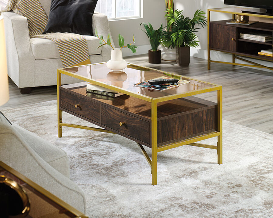 Harper Heights Glass-Top Coffee Table
