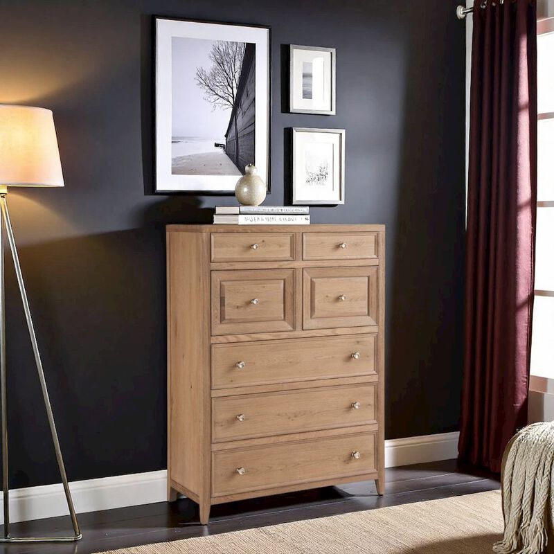 Starlight Canyon Home Beige Chest of Drawers with Doors and Drawers for Bedroom Furniture