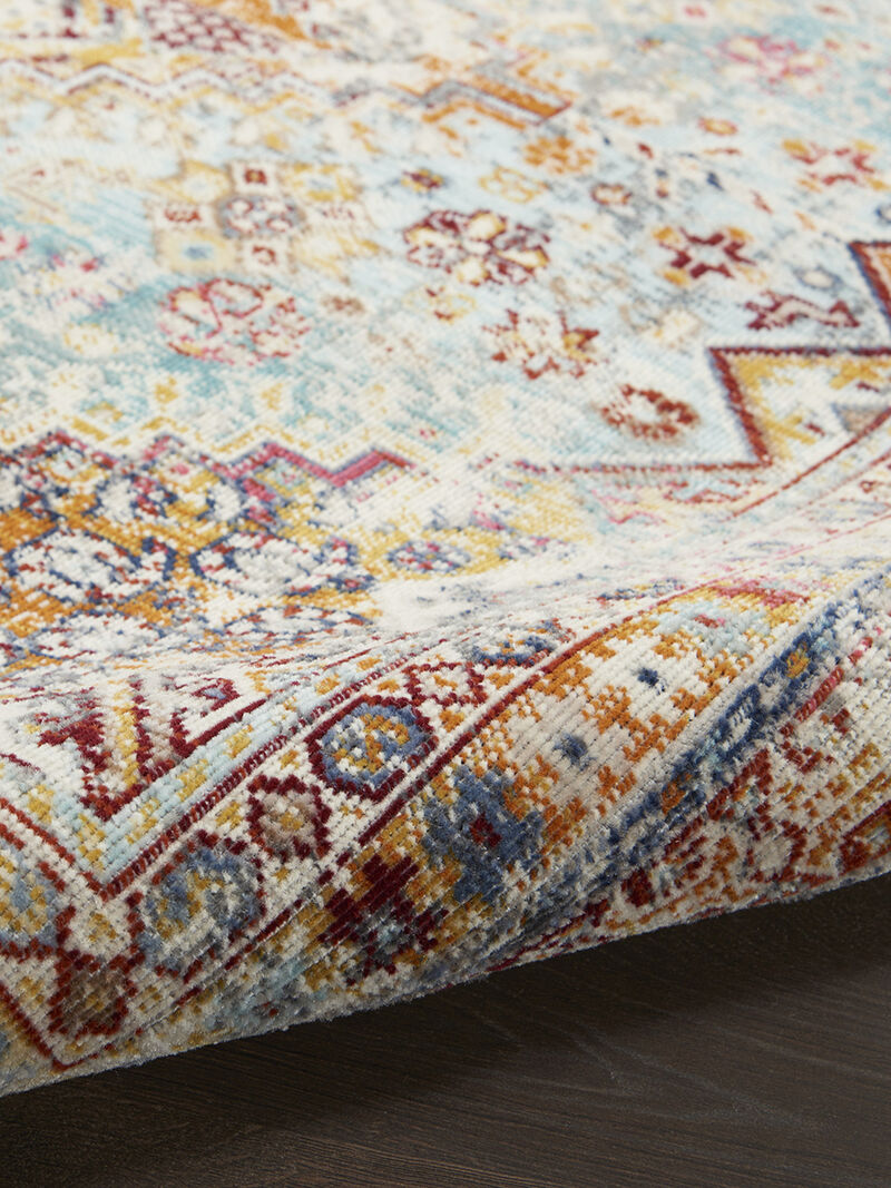 Vintage Kashan VKA09 Multicolor 6' x Round Rug