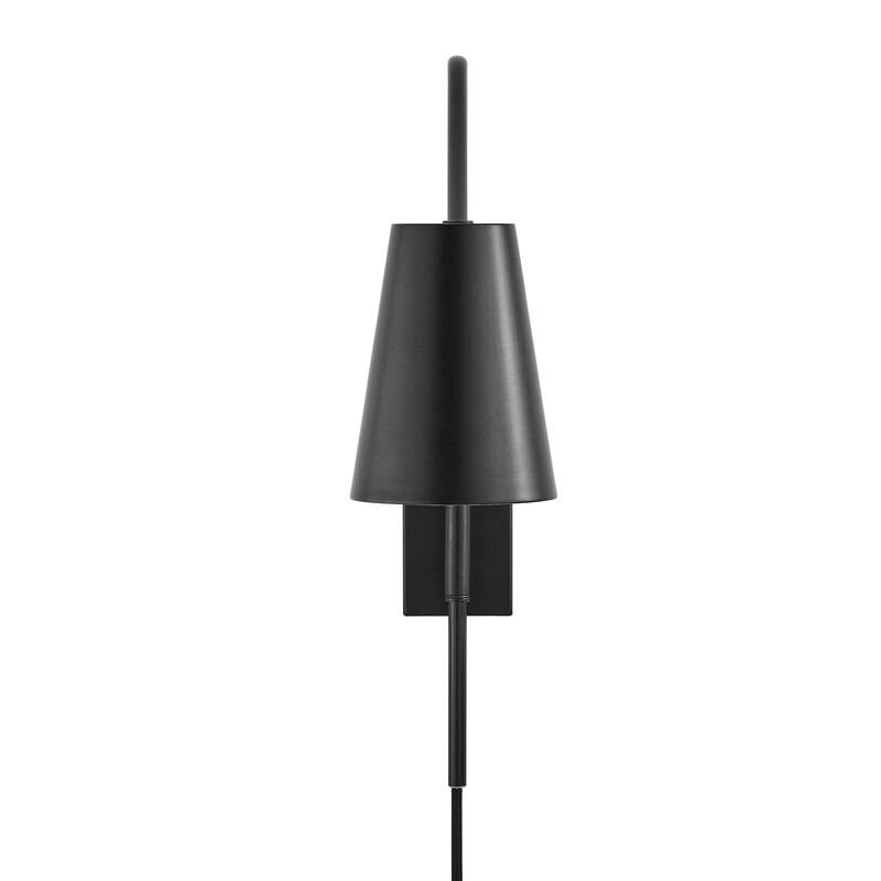 Modway EEI-6532-BLK Faye Metal Wall Sconce, Black image number 3