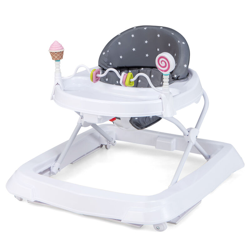 Adjustable Height Baby Activity Walker Foldable with Removable Seat image number 0