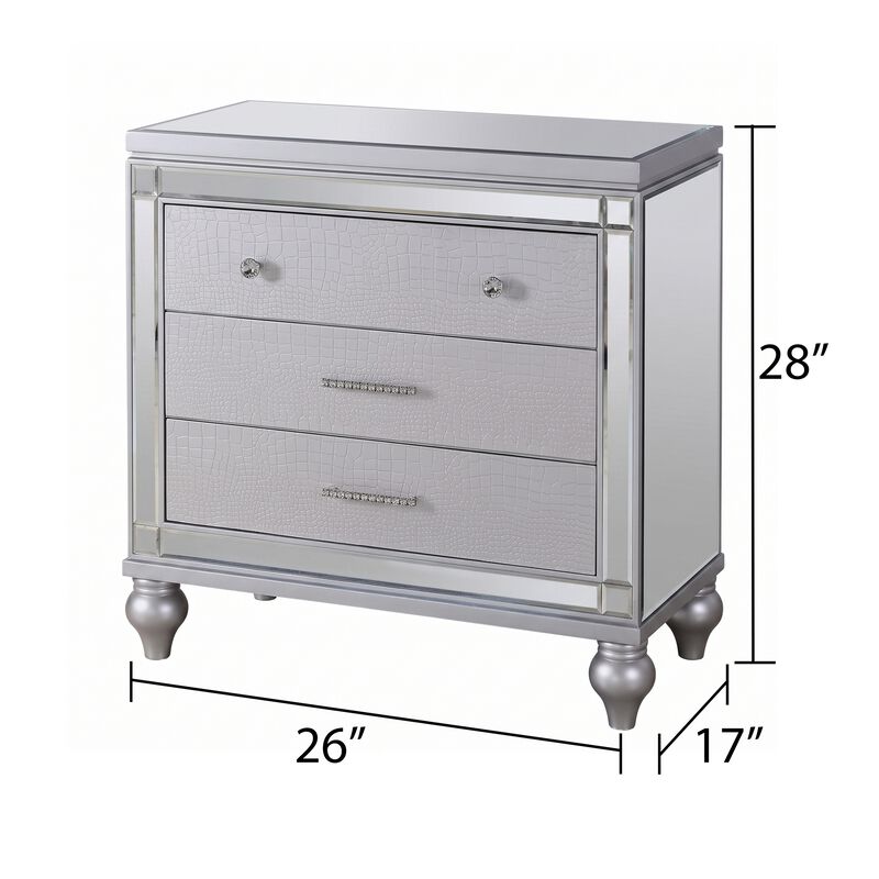 Brenessiq 3-Drawer Nightstand image number 2