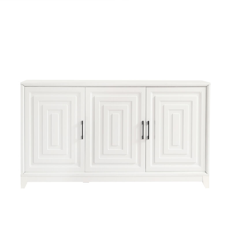 Merax Modern Entertainment Center Media Console Cabinet