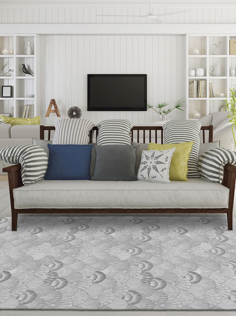 Seabreeze SZ2 Silver 10' x 14' Rug