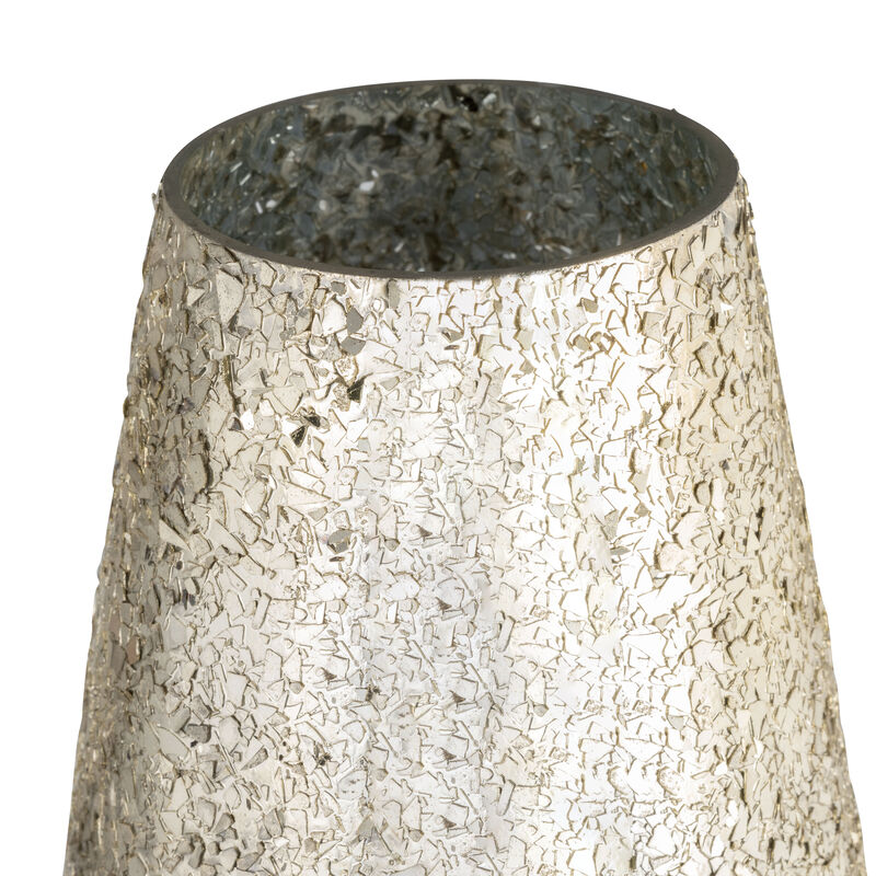 18" Crackled Vase, Plum Ombre image number 3