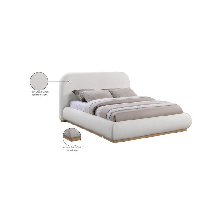 Meridian Furniture Vaughn Cream King Bed
