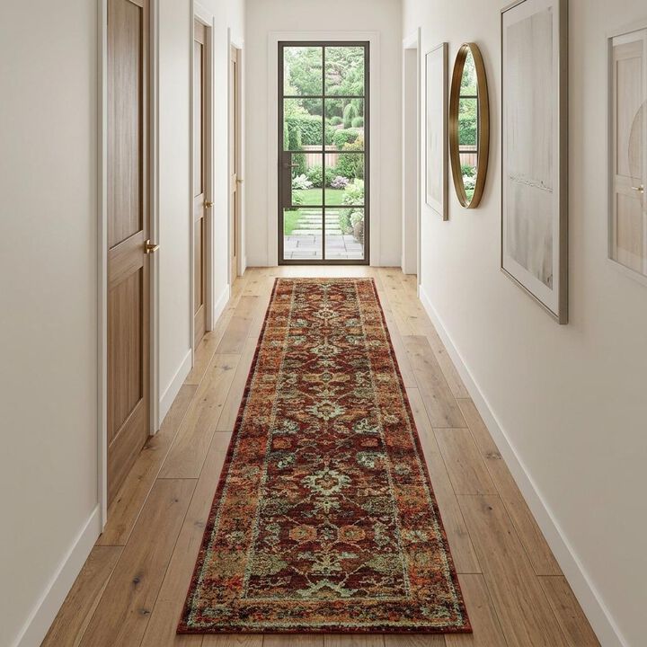 HomeRoots Oriental Runner Rug