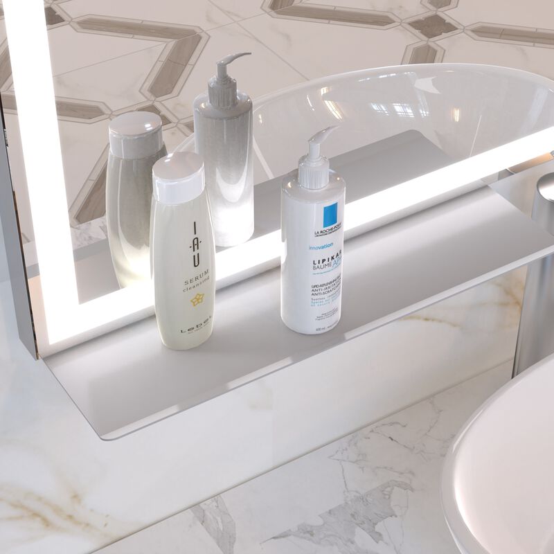 ELEMENT ACE 32x40 Inch Wall Mounted LED Bathroom Vanity Mirror with Adjustable Lighting Anti-Fog Touch Control Memory Function Smart Large Bathroom Mirror image number 4