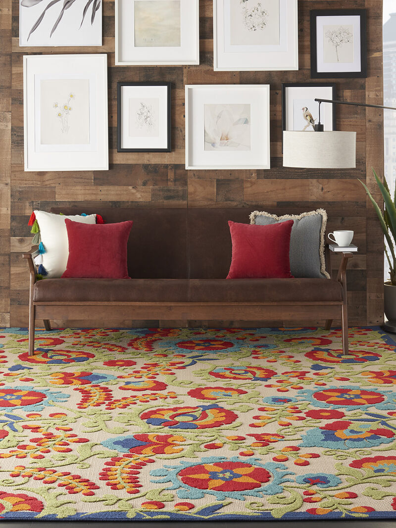 Aloha ALH17 Multicolor 10' x 14' Rug
