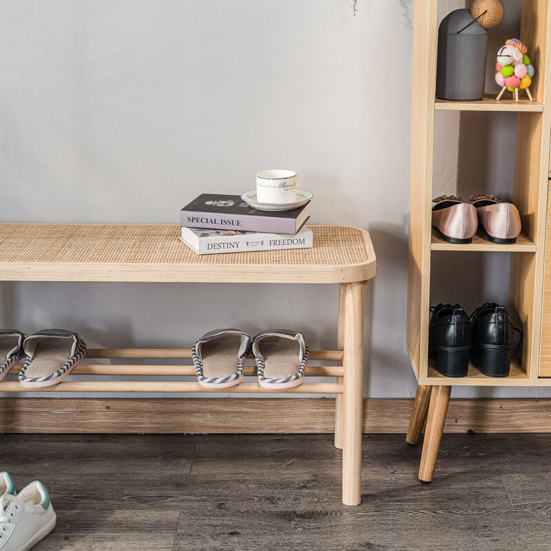 Bank Entrance Scandinavian Wood Storage Room