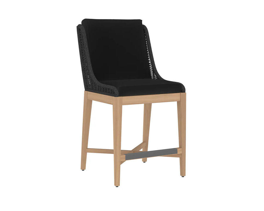 Sorrento Arashi Black Counter Stool