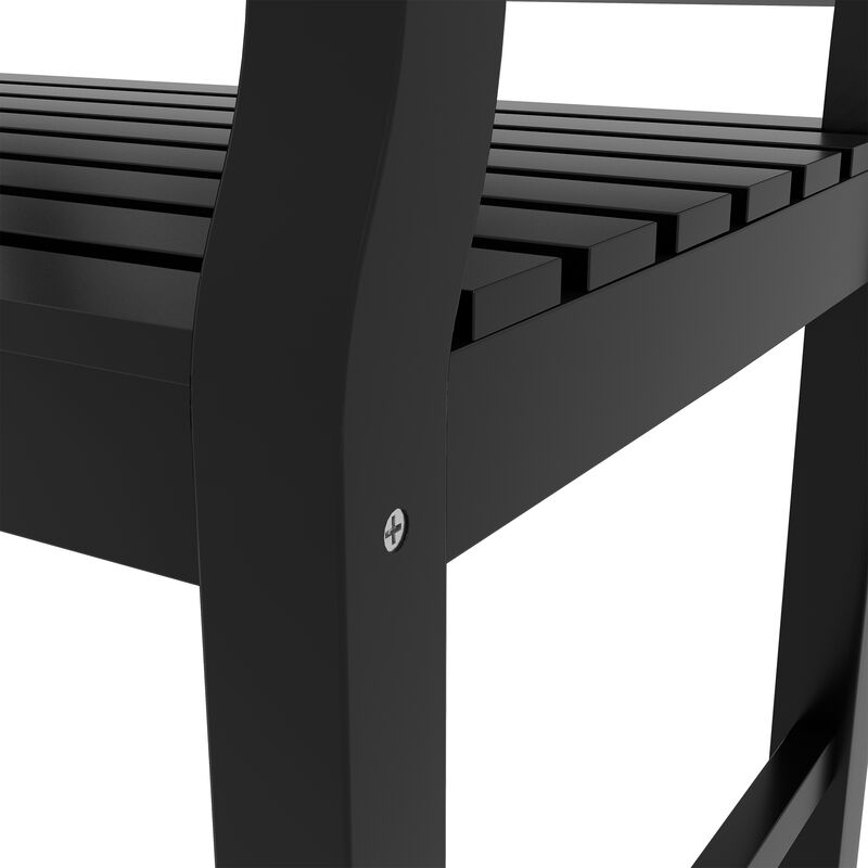 Hivvago 2-Seater Patio Bench with Geometric Pattern image number 7