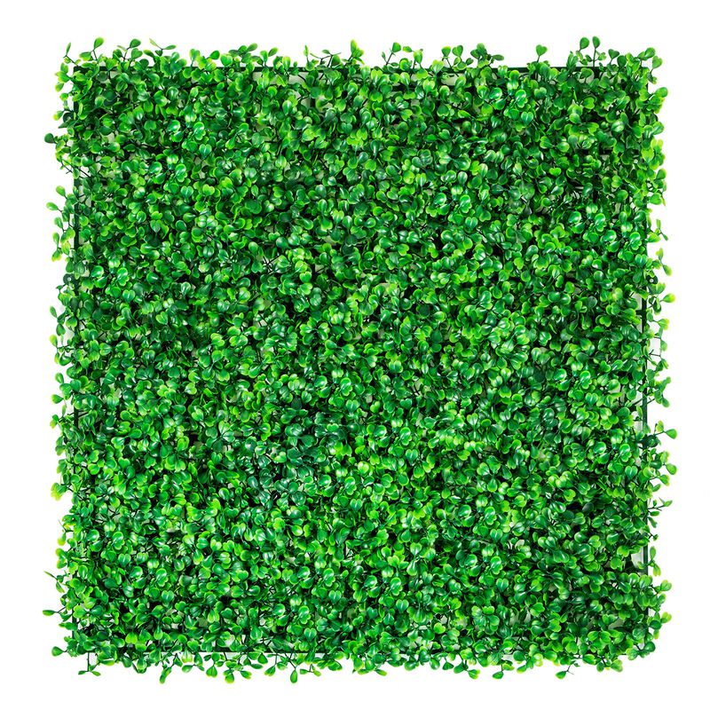12PCS Artificial Boxwood Panels, Faux Green Hedge Wall Mat for Indoor Outdoor Decor image number 0