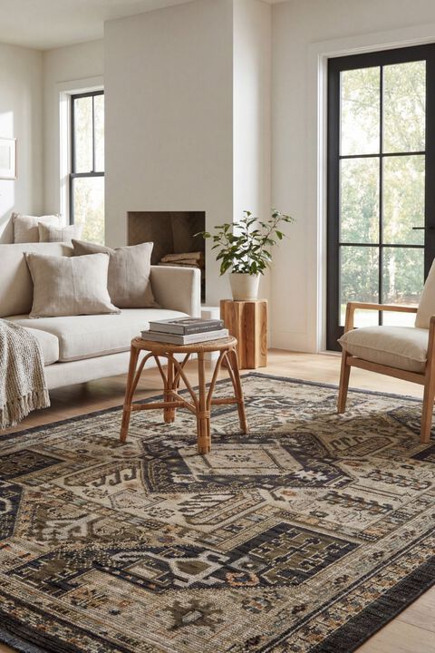 Legacy LGY03 Charcoal/Brown 2' x 3' Rug