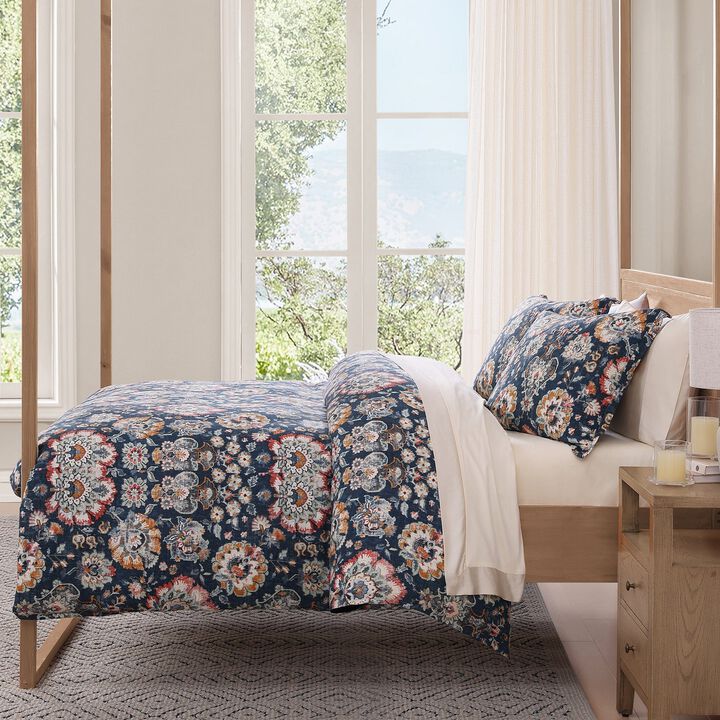 Derby Washed Linen King Comforter Set