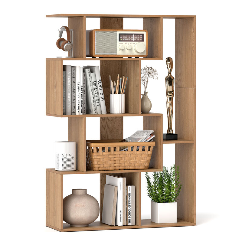 Space-Saving 6-Cube Open-Back Geometric Shelf &ndash; Functional Storage for Bedroom and Living Areas