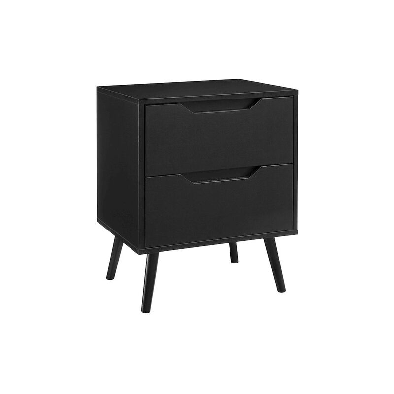 Accent Table, Living Room, Black Laminate, Modern, Contemporary