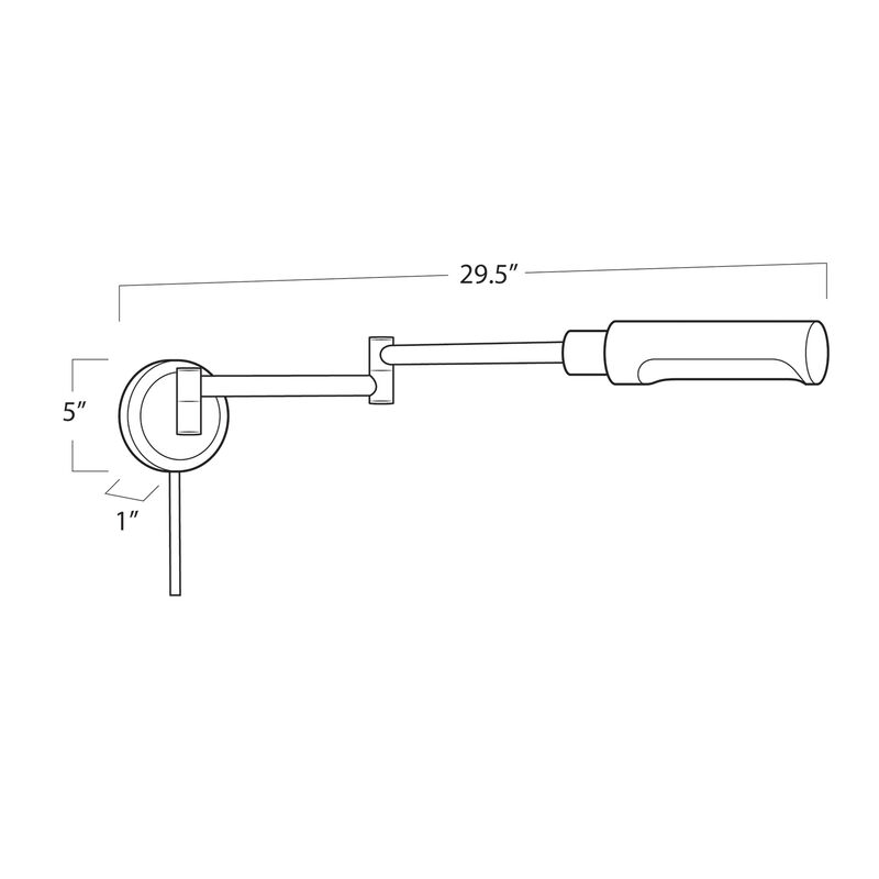 Noble Swing Arm Task Sconce