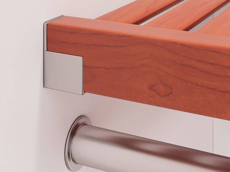 Solid Wood Reach-In Closet Organizer with 6 Drawers