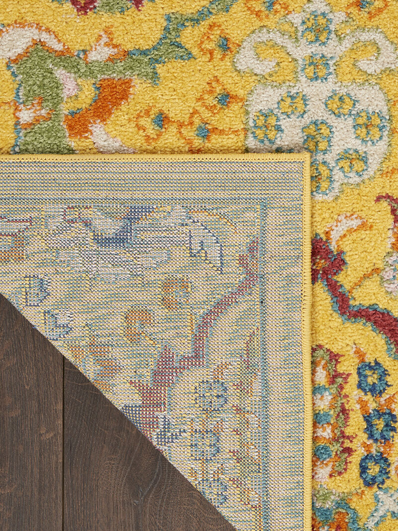 Allur ALR03 Yellow/Multi 6' x 9' Rug