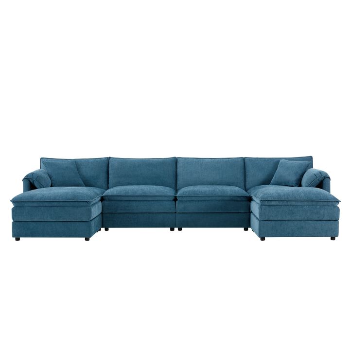 Fincep U-Shaped Modular Cloud Sectional Sofa