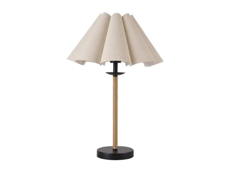 Modern Boho Fabric Desk Lamp For Living Room Bedroom Nightstand image number 0