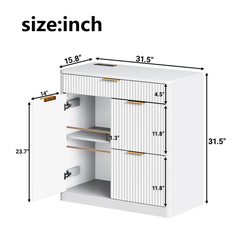 Wixwed Freestanding Storage Cabinet image number 9