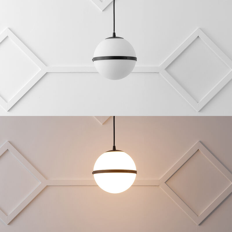 Porter 8" Modern Minimalist Globe LED Pendant Light