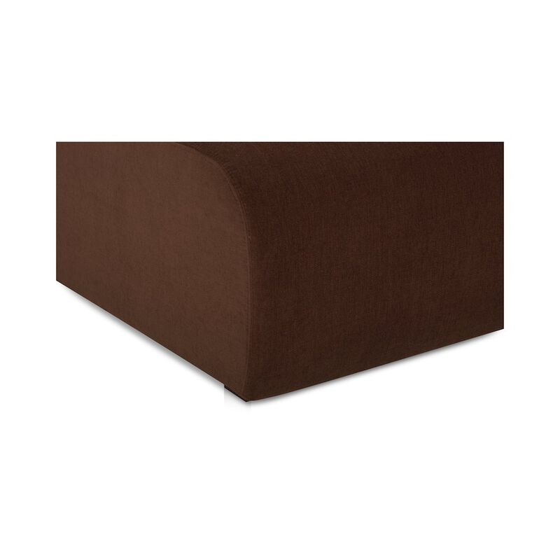 Moe's Home Collection Amelia Slipper Chair Chestnut