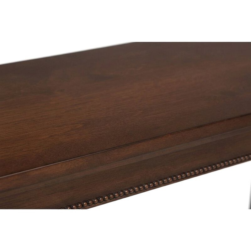 Solid Rubberwood and Birch Sofa Table, Console Entryway Table image number 5