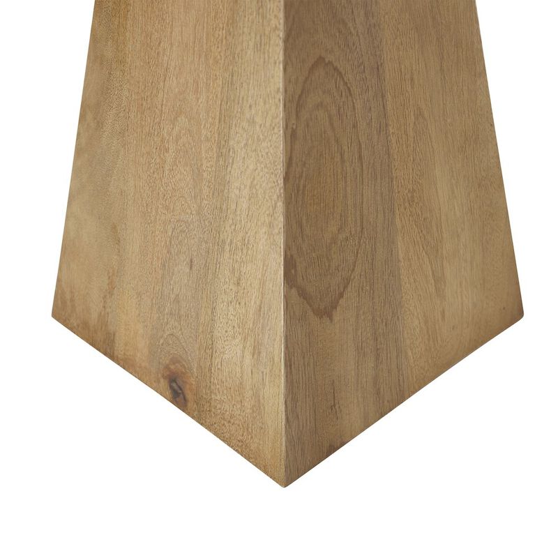 Renwil Garnett Side Table In Beige Color