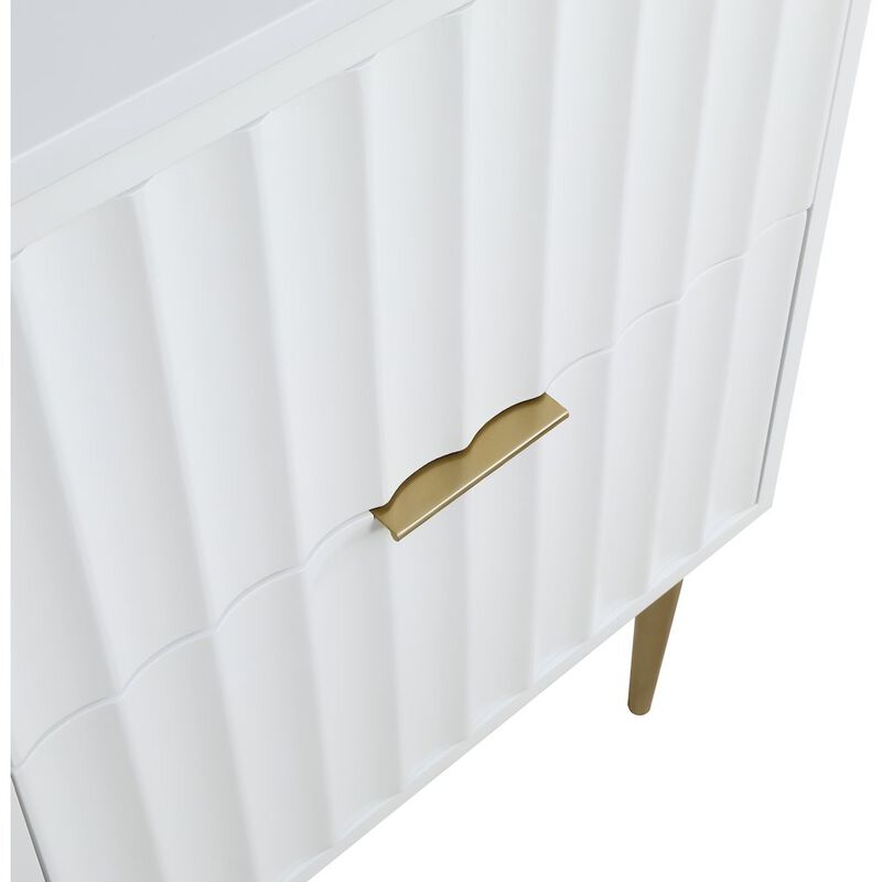 Meridian Furniture Modernist White Bathroom Vanity