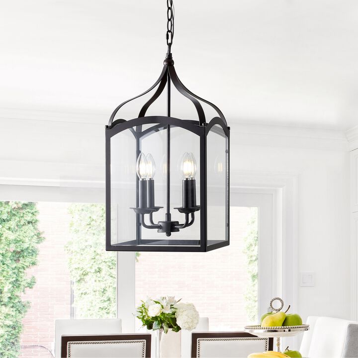 Ruth Traditional Classic Lantern Metal/Glass LED Pendant