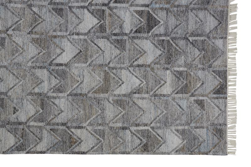 Beckett 0813F Gray/Silver/Taupe 5' x 8' Rug