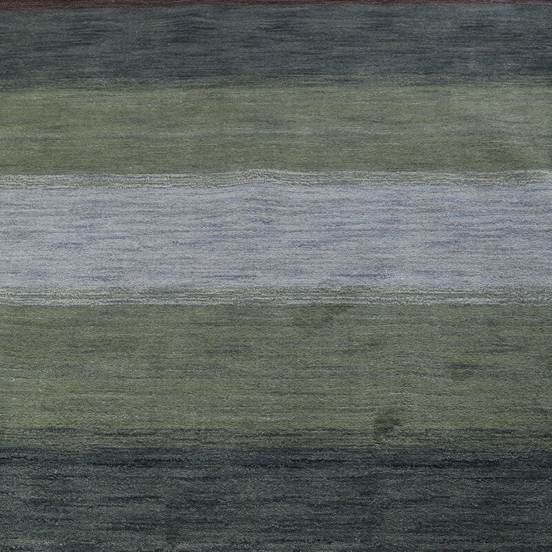RUGSOTIC CARPETS HAND KNOTTED LOOM WOOL ECO-FRIENDLY AREA RUGS  - Rectangle, Contemporary Modern Design, High Pile Thick Handmade Anti Skid Rugs for Living Room (L00098) image number 3