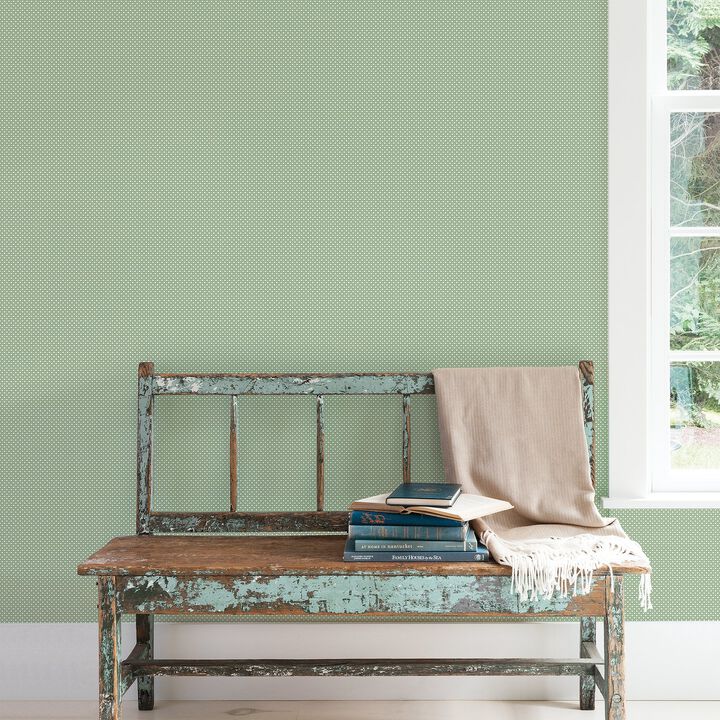 Small Prints Motif Green Wallpaper G56685